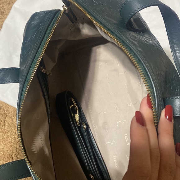 Tous EW Bowling Mossaic Verde Bag - Picture 7 of 13